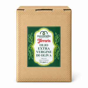 Terraris – Olio 100% italiano Bag in Box 5 litri - 1 CARTONE da 2 pz