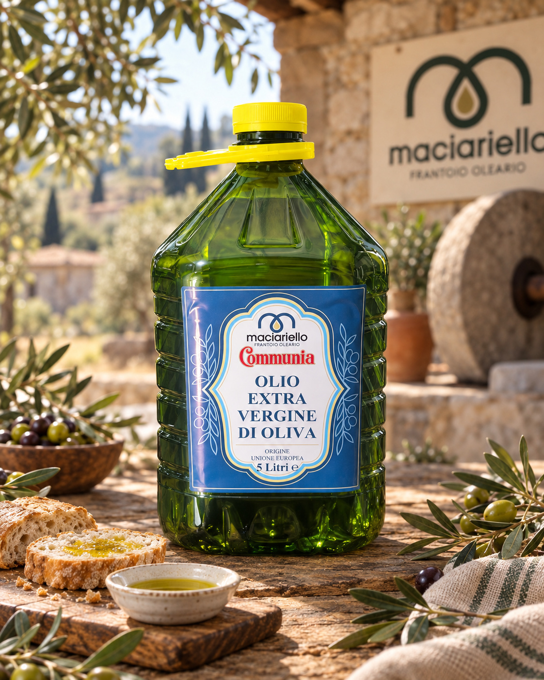 Communia – Olio EVO PET 5 litri - 1 CARTONE da 2 pz - immagine 4